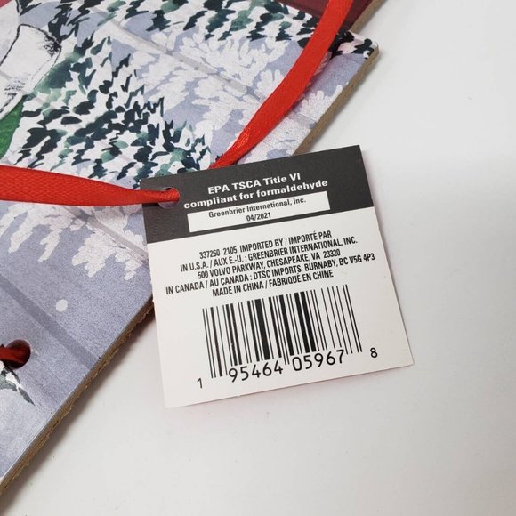 Noel Christmas Snowman with Glitter Accent Hanging Sign Holiday Decor 14" - Picture 9 of 9